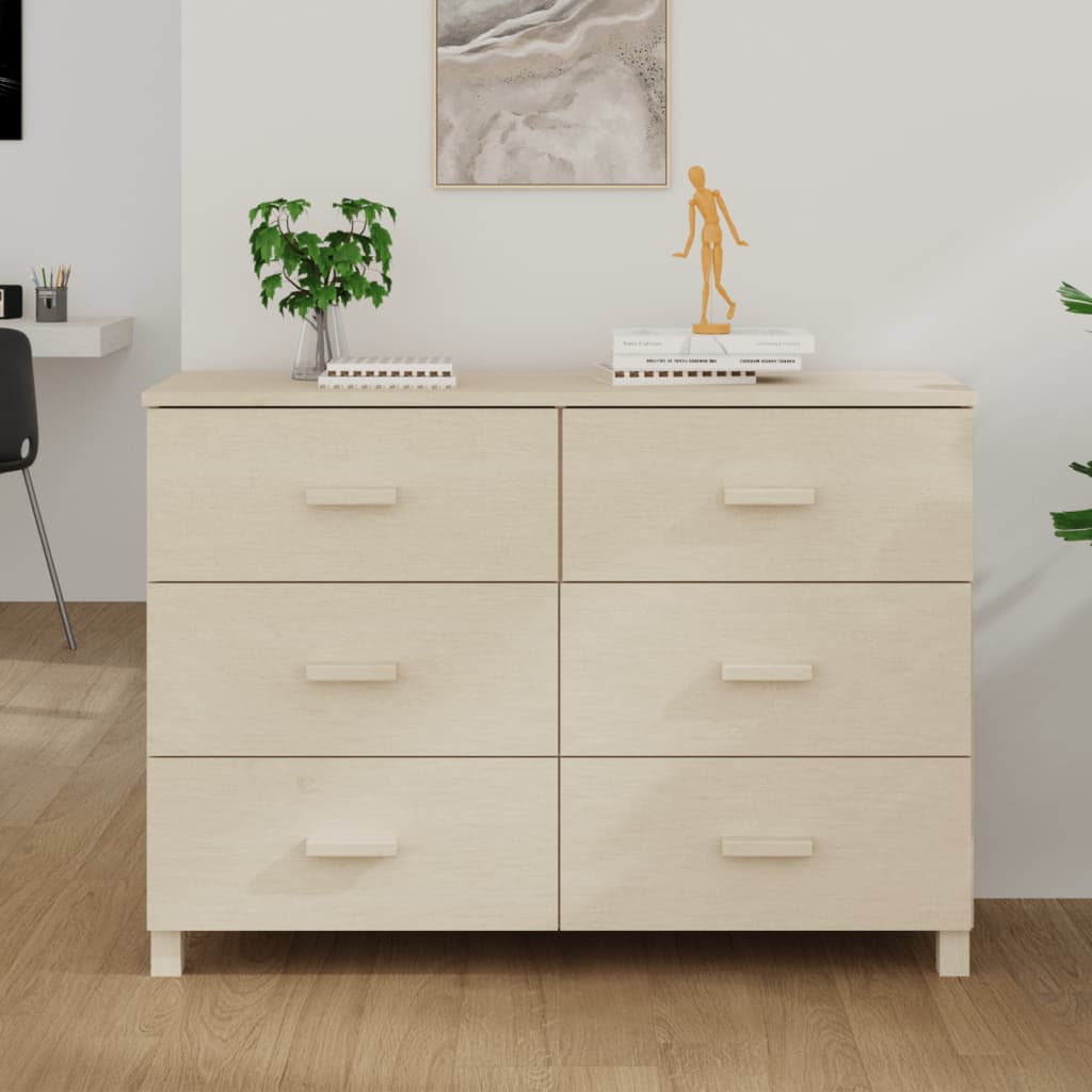 Wooden Chest Of 6 Drawers - Hamar