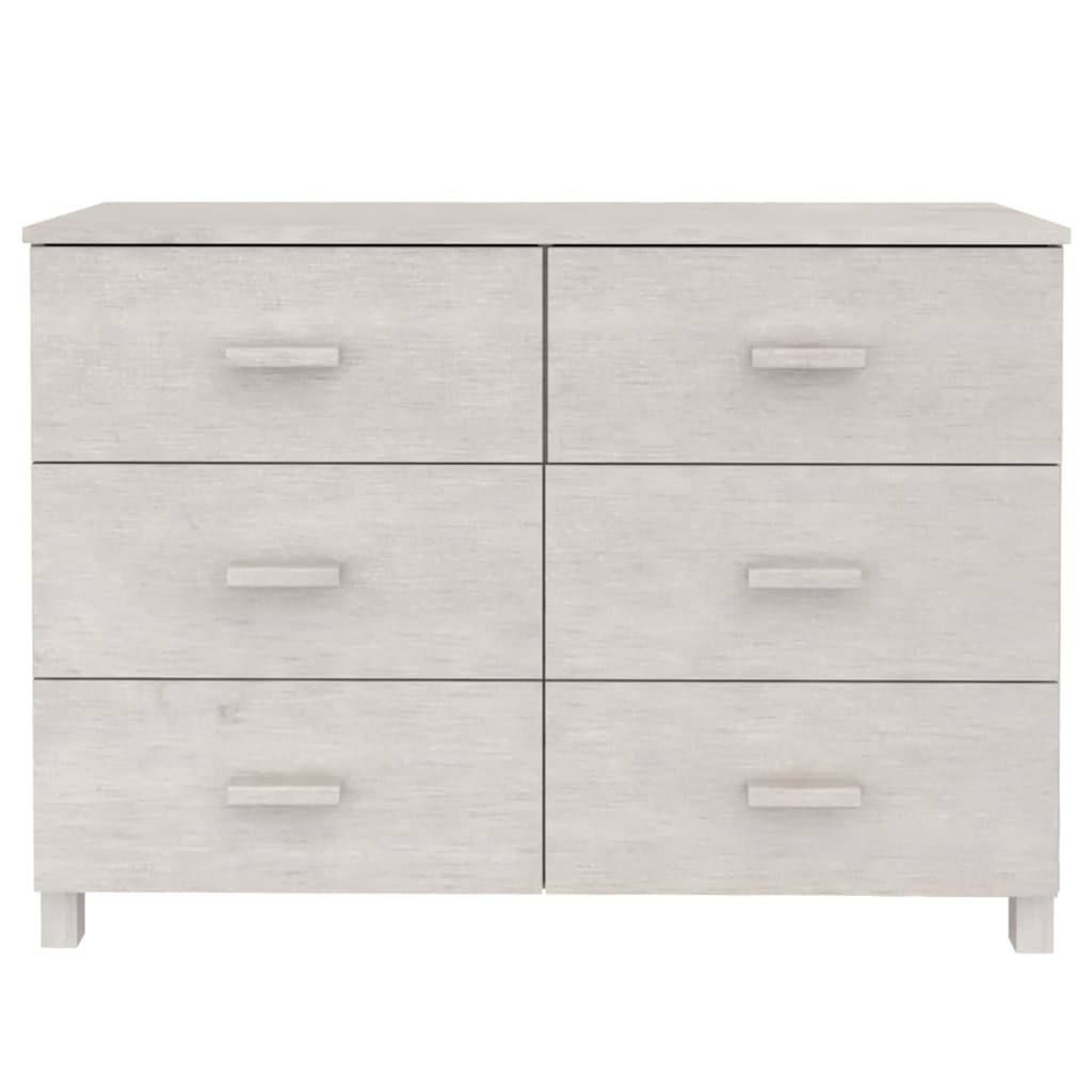Wooden Chest Of 6 Drawers - Hamar