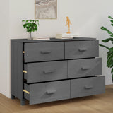 Wooden Chest Of 6 Drawers - Hamar