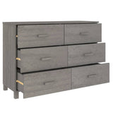 Wooden Chest Of 6 Drawers - Hamar