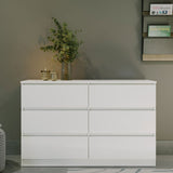 Wooden Chest Of 6 Drawers - Malvern