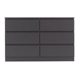 Wooden Chest Of 6 Drawers - Malvern