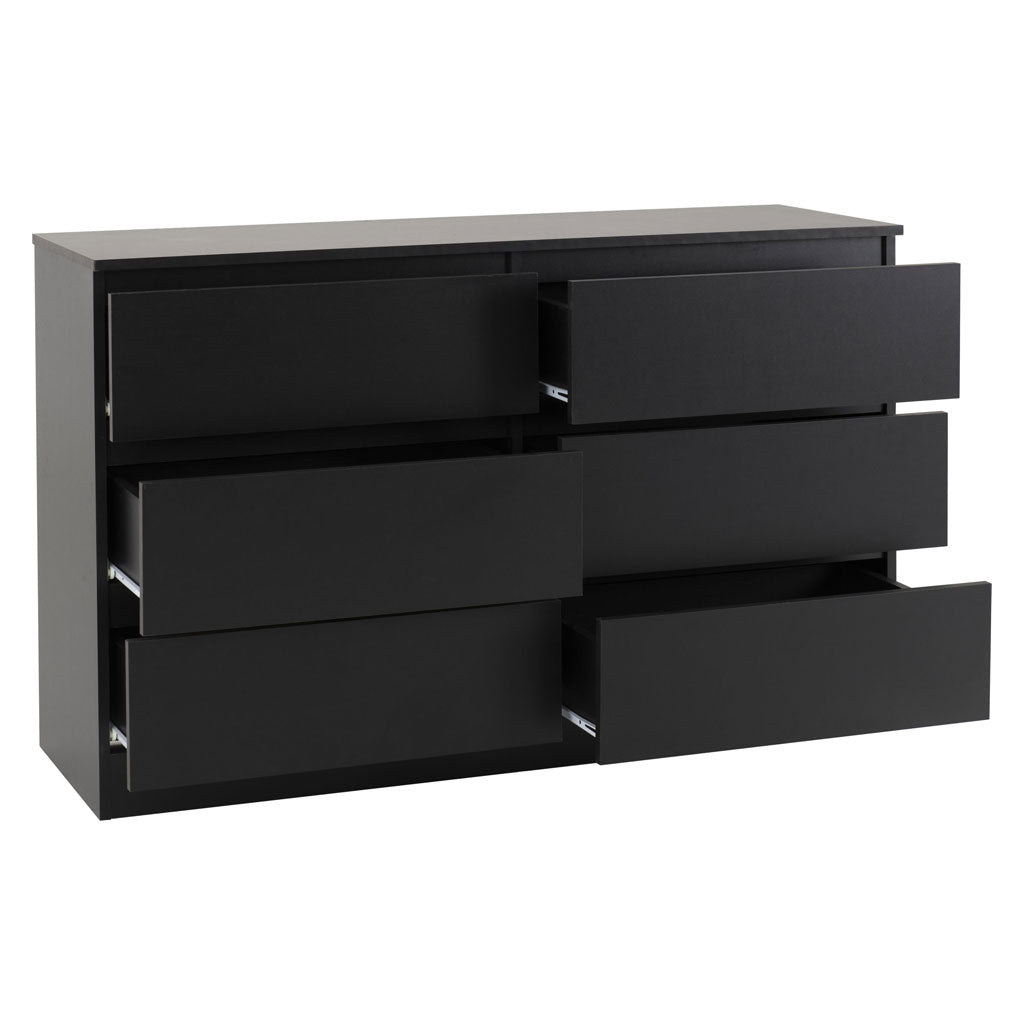 Wooden Chest Of 6 Drawers - Malvern