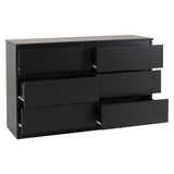 Wooden Chest Of 6 Drawers - Malvern