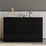 Wooden Chest Of 6 Drawers - Malvern