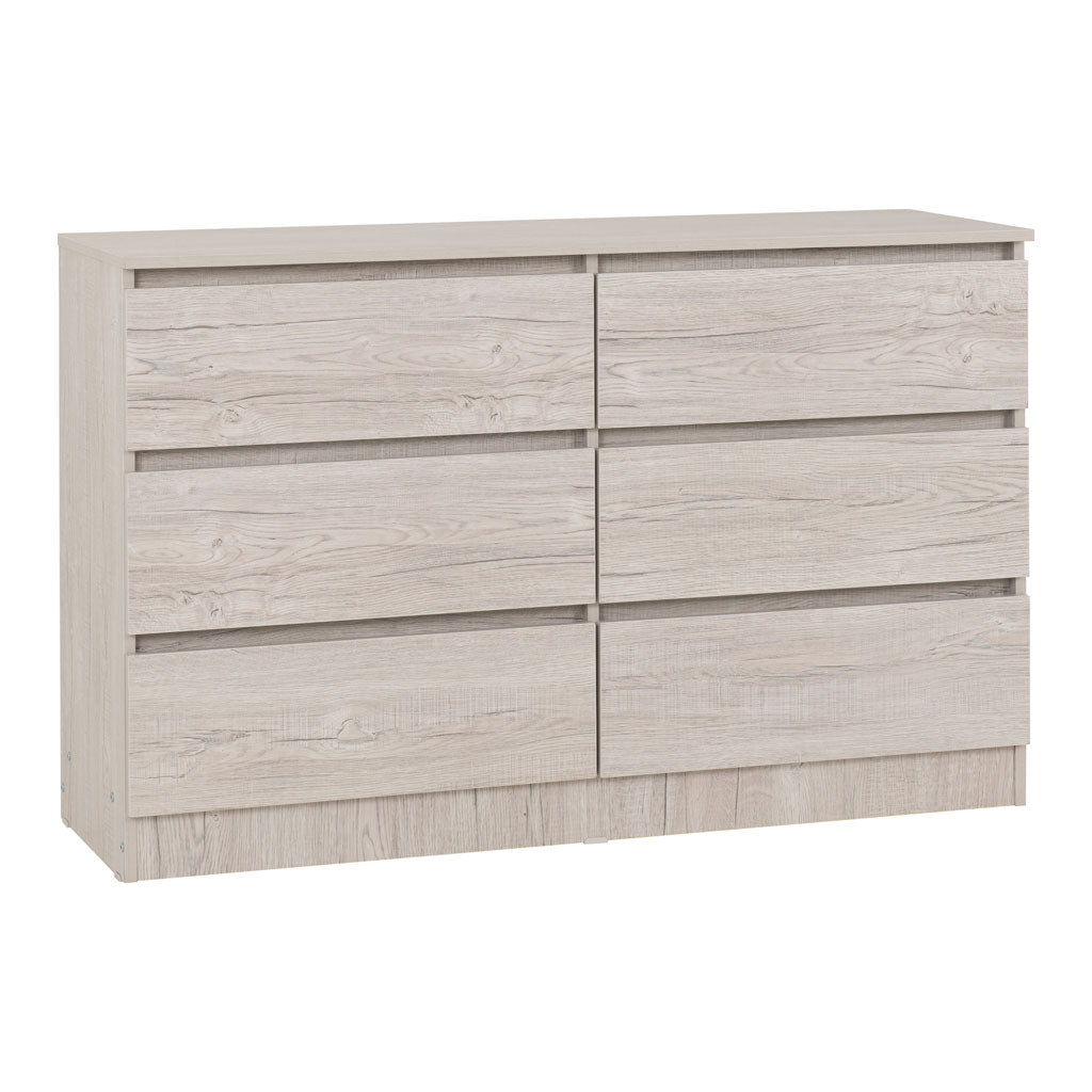 Wooden Chest Of 6 Drawers - Malvern