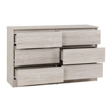 Wooden Chest Of 6 Drawers - Malvern
