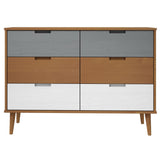 Wooden Chest Of 6 Drawers - Molde