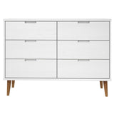 Wooden Chest Of 6 Drawers - Molde
