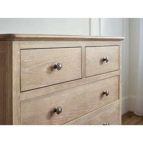 Wooden Chest Of 6 Drawers Narrow - Camille