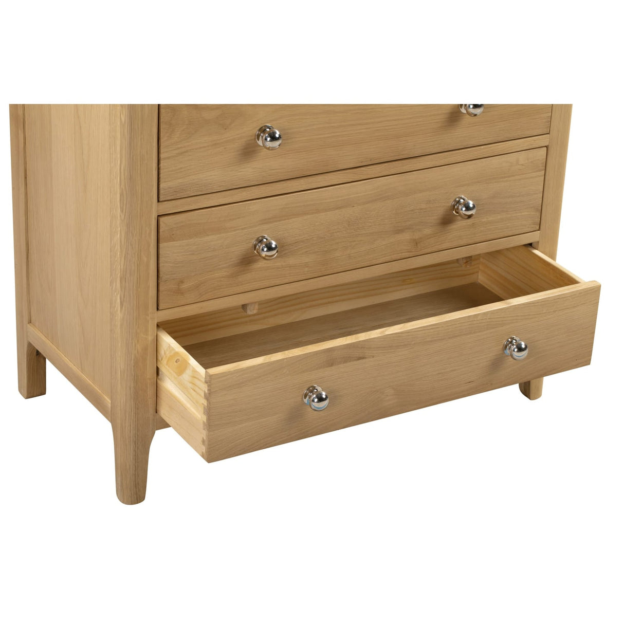 Wooden Chest Of 6 Drawers Narrow - Cotswold