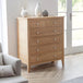 Wooden Chest Of 6 Drawers Narrow - Cotswold