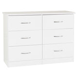 Wooden Chest Of 6 Drawers - Nevada