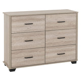 Wooden Chest Of 6 Drawers - Oliver