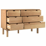 Wooden Chest Of 6 Drawers - Otta