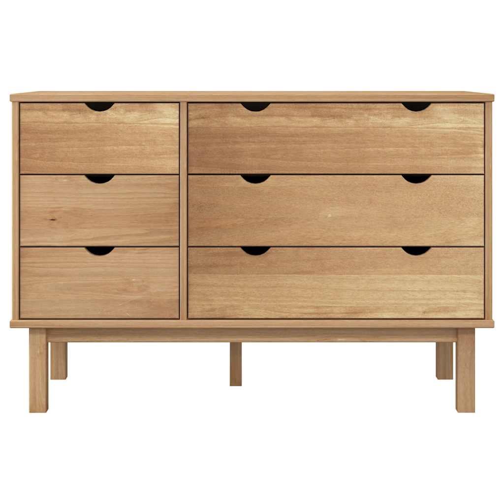 Wooden Chest Of 6 Drawers - Otta
