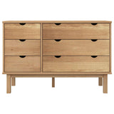 Wooden Chest Of 6 Drawers - Otta