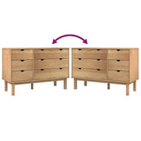 Wooden Chest Of 6 Drawers - Otta