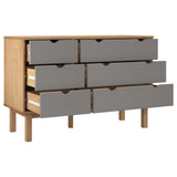 Wooden Chest Of 6 Drawers - Otta