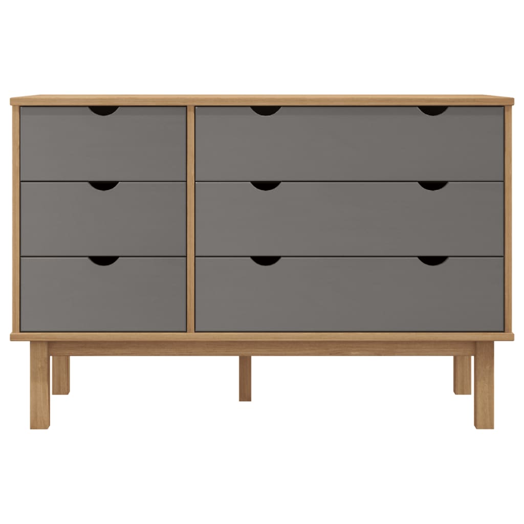 Wooden Chest Of 6 Drawers - Otta
