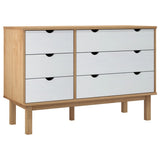 Wooden Chest Of 6 Drawers - Otta