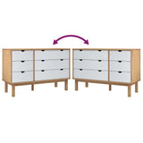 Wooden Chest Of 6 Drawers - Otta