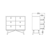 Wooden Chest Of 6 Drawers - Ry