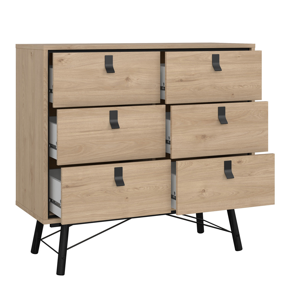 Wooden Chest Of 6 Drawers - Ry