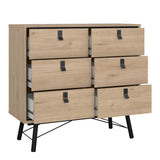 Wooden Chest Of 6 Drawers - Ry