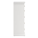 Wooden Chest Of 6 Drawers Tall - Paris