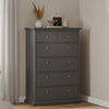Wooden Chest Of 6 Drawers Tall - Paris
