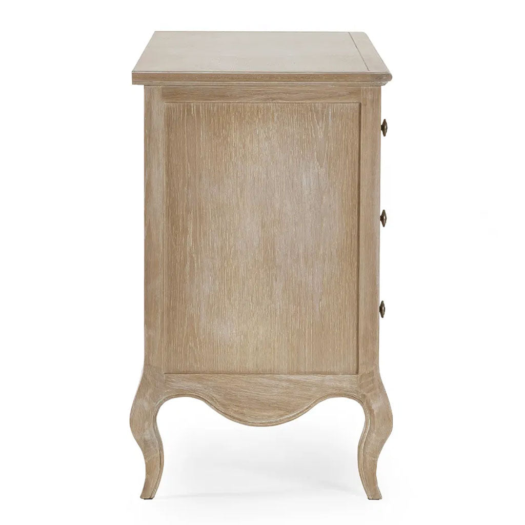Wooden Chest Of 6 Drawers Wide - Camille