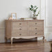 Wooden Chest Of 6 Drawers Wide - Camille