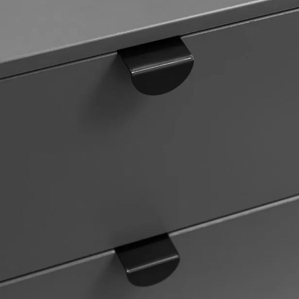 Wooden Chest Of 6 Drawers Wide - Chloe