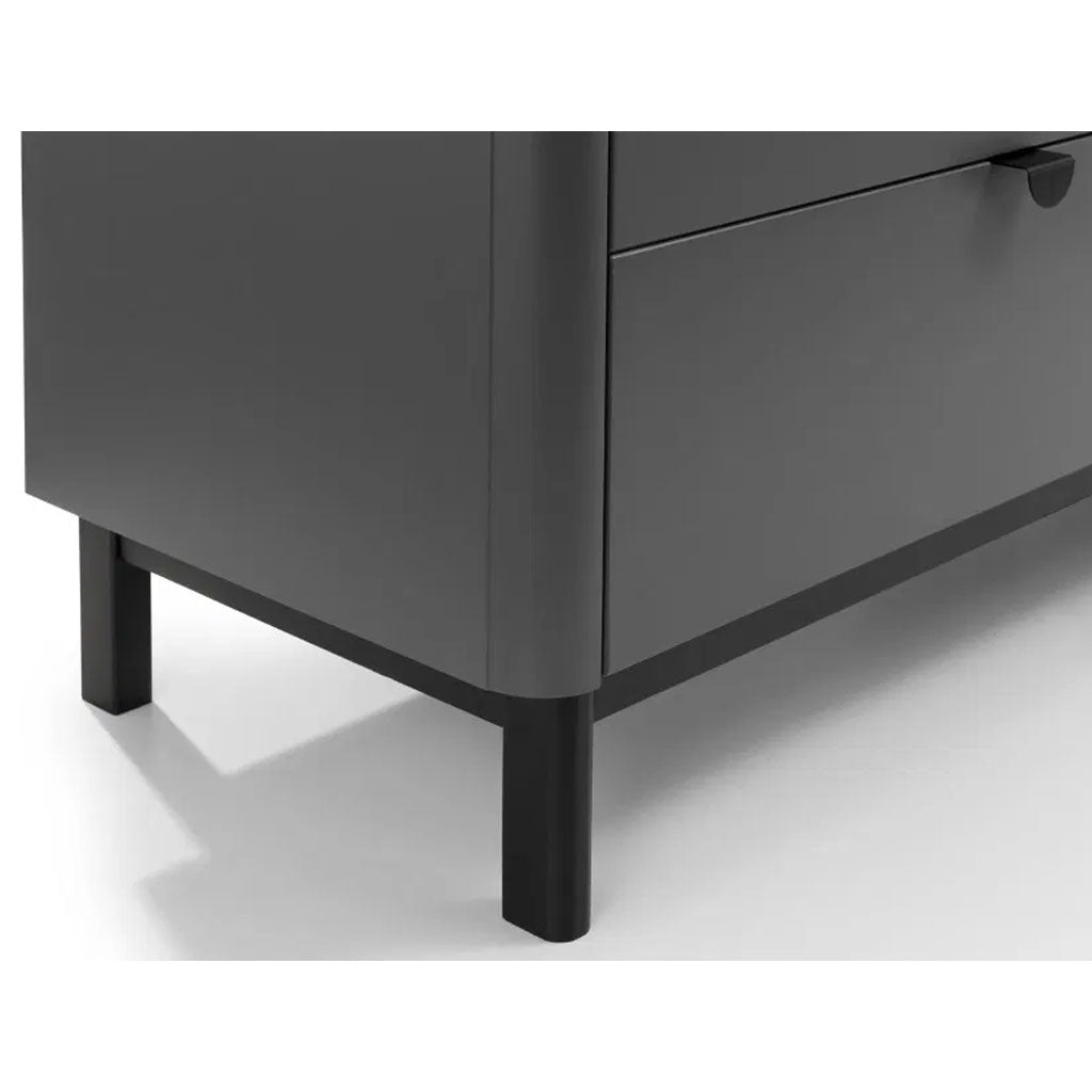 Wooden Chest Of 6 Drawers Wide - Chloe
