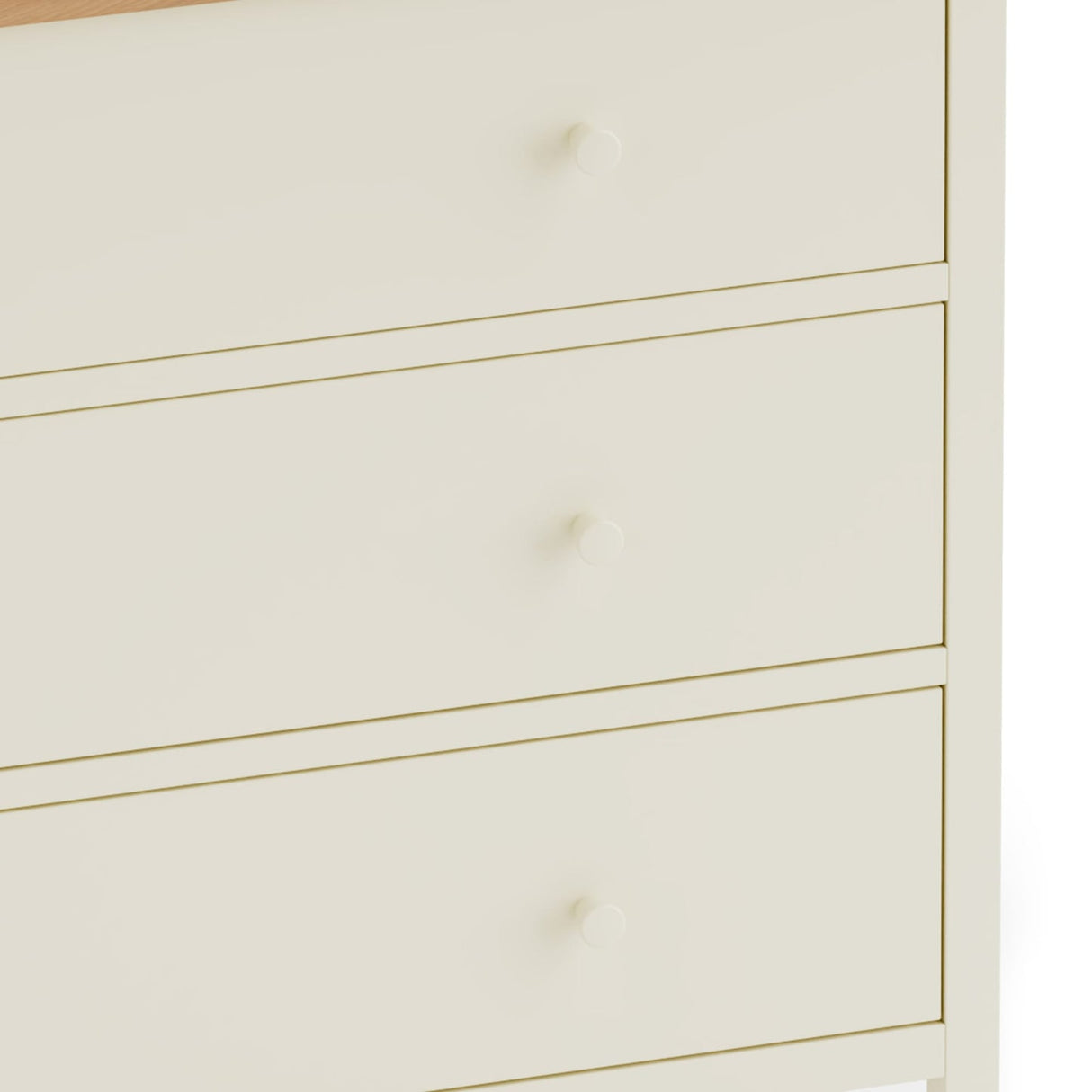 Wooden Chest Of 6 Drawers Wide - Coxmoor