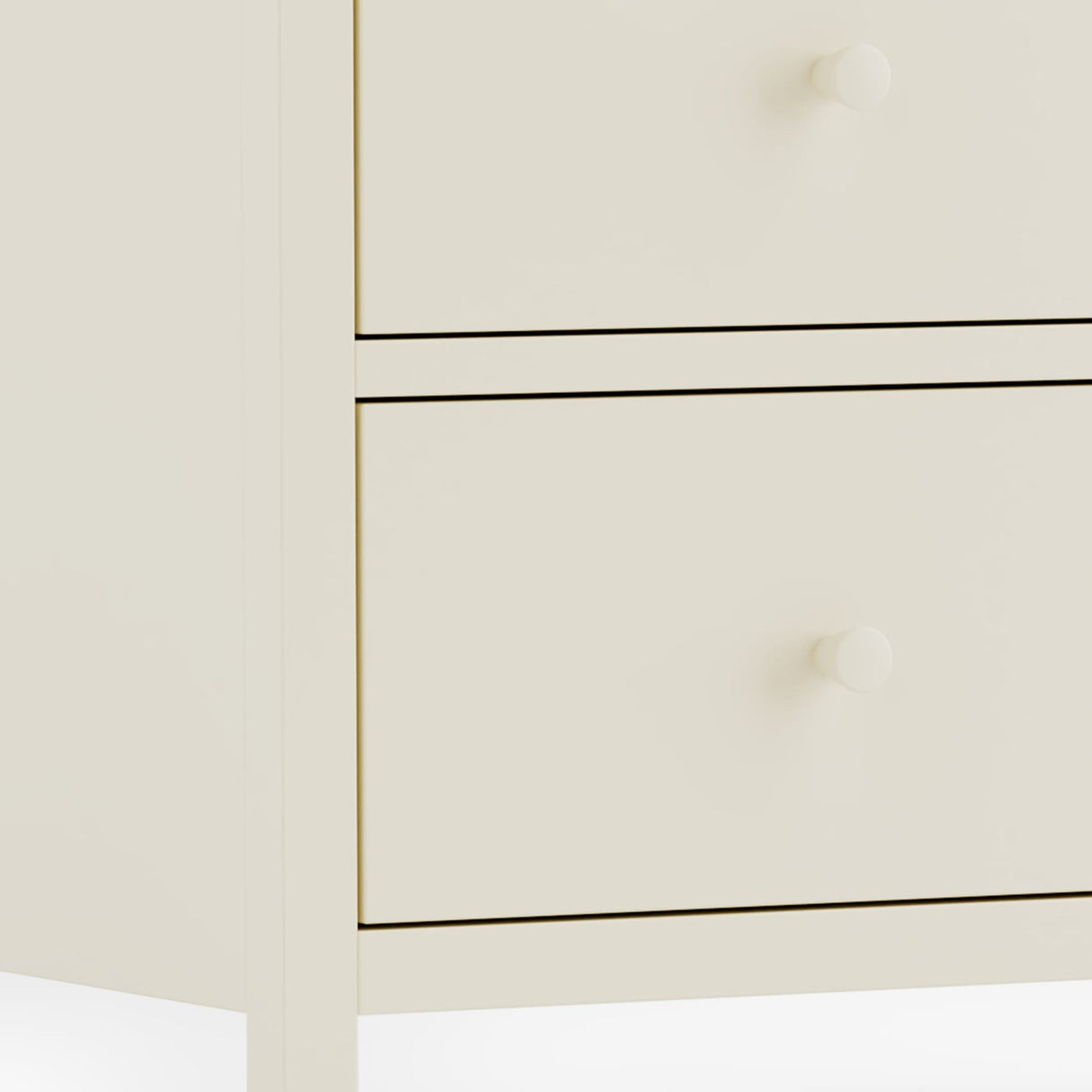 Wooden Chest Of 6 Drawers Wide - Coxmoor