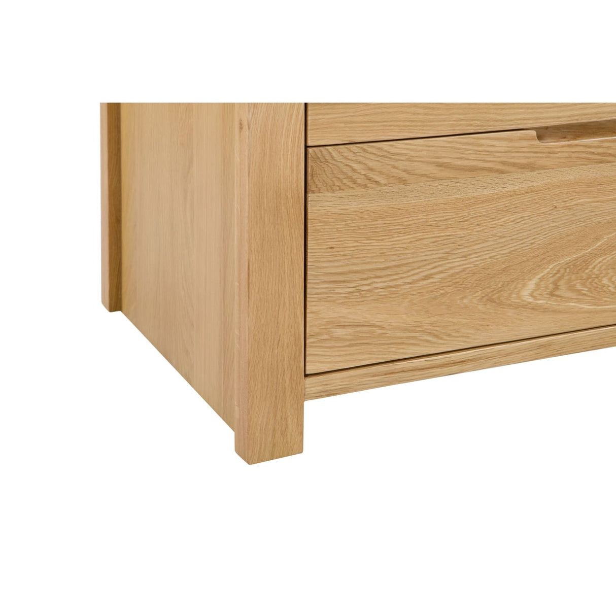 Wooden Chest Of 6 Drawers Wide - Curve