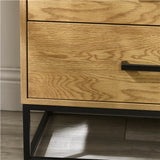 Wooden Chest of 6 Drawers Wide - Harlow