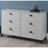 Wooden Chest Of 6 Drawers Wide - Lakers