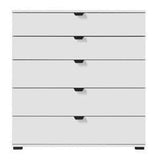 Wooden Chest Of 6 Drawers Wide - Lima