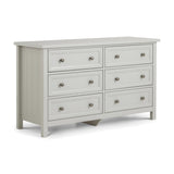 Wooden Chest Of 6 Drawers Wide - Maine