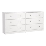 Wooden Chest Of 6 Drawers Wide - May