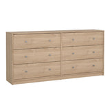 Wooden Chest Of 6 Drawers Wide - May