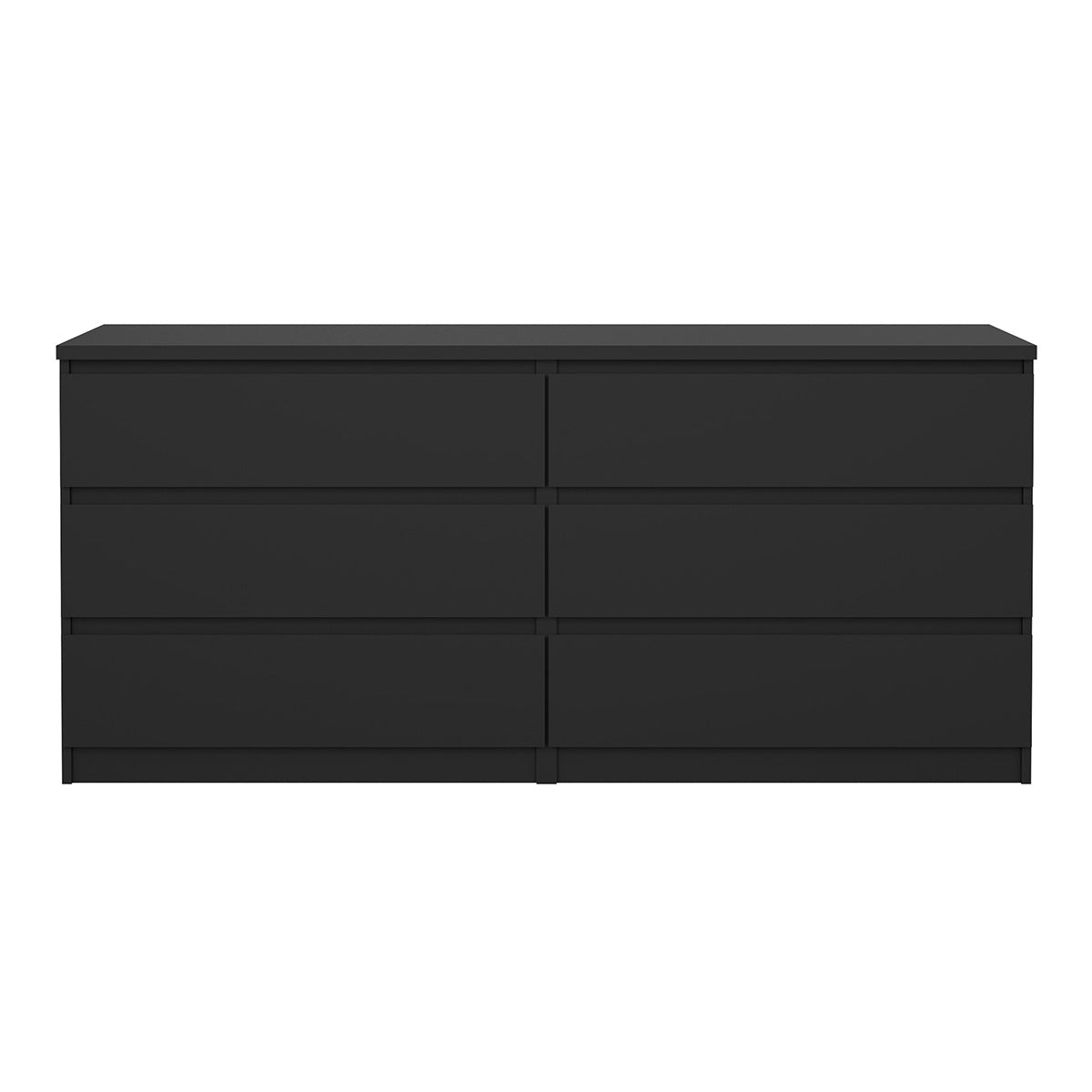 Wooden Chest Of 6 Drawers Wide - Naia