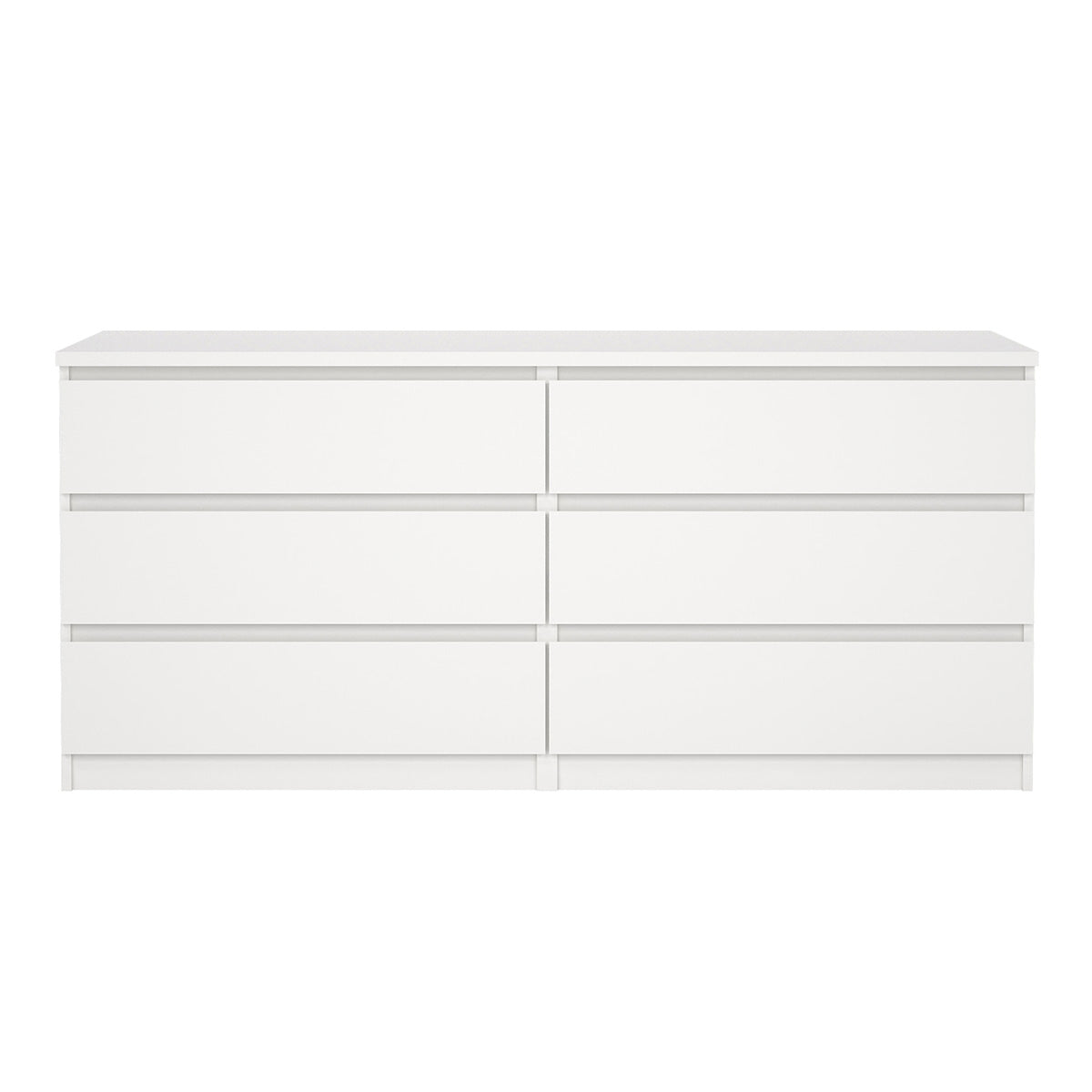 Wooden Chest Of 6 Drawers Wide - Naia
