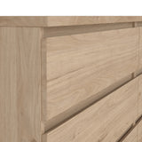 Wooden Chest Of 6 Drawers Wide - Naia