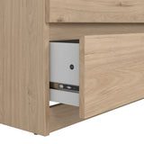 Wooden Chest Of 6 Drawers Wide - Naia