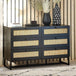 Wooden Chest Of 6 Drawers Wide - Padstow