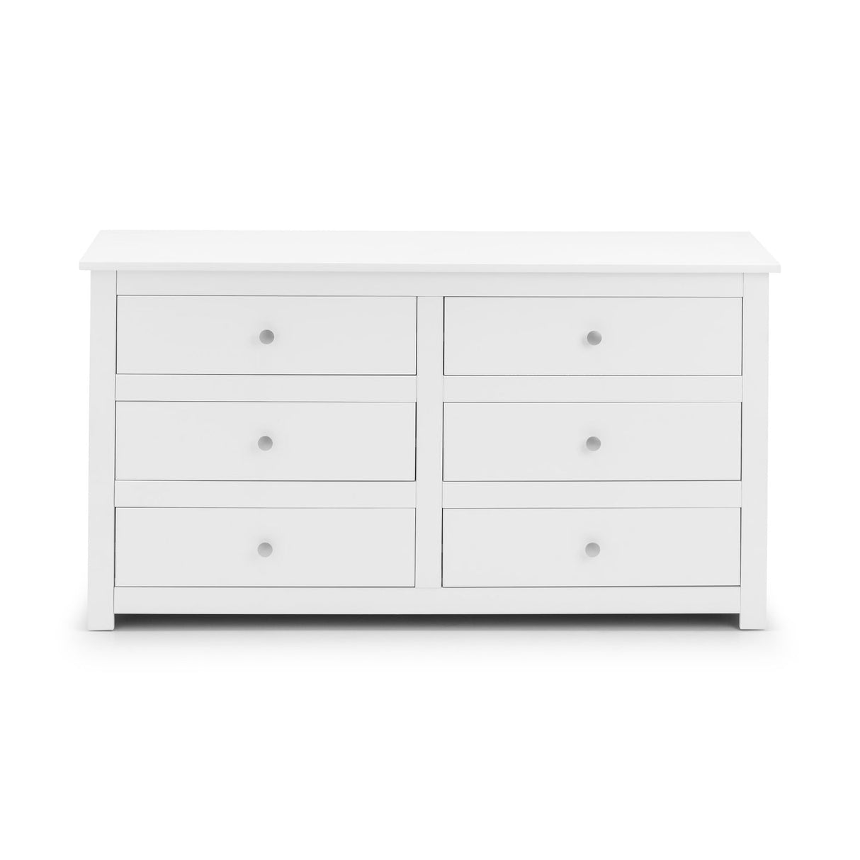 Wooden Chest Of 6 Drawers Wide - Radley